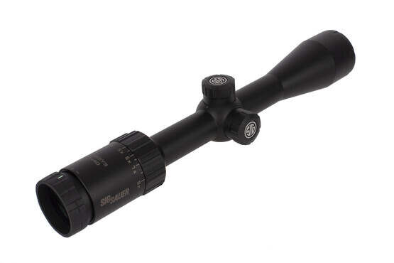 SIG Sauer WHISKEY3 3-9x40mm quadplex riflescope features an adjustable eye piece